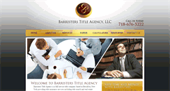 Desktop Screenshot of barristersny.com